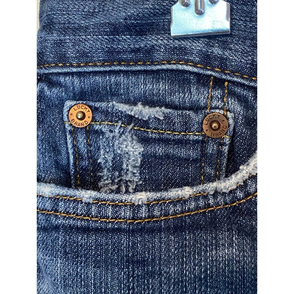 Lucky Brand Women's Classic Fit Blue Jeans Size 10 Reg Medium Wash Made In USA - Picture 5 of 15